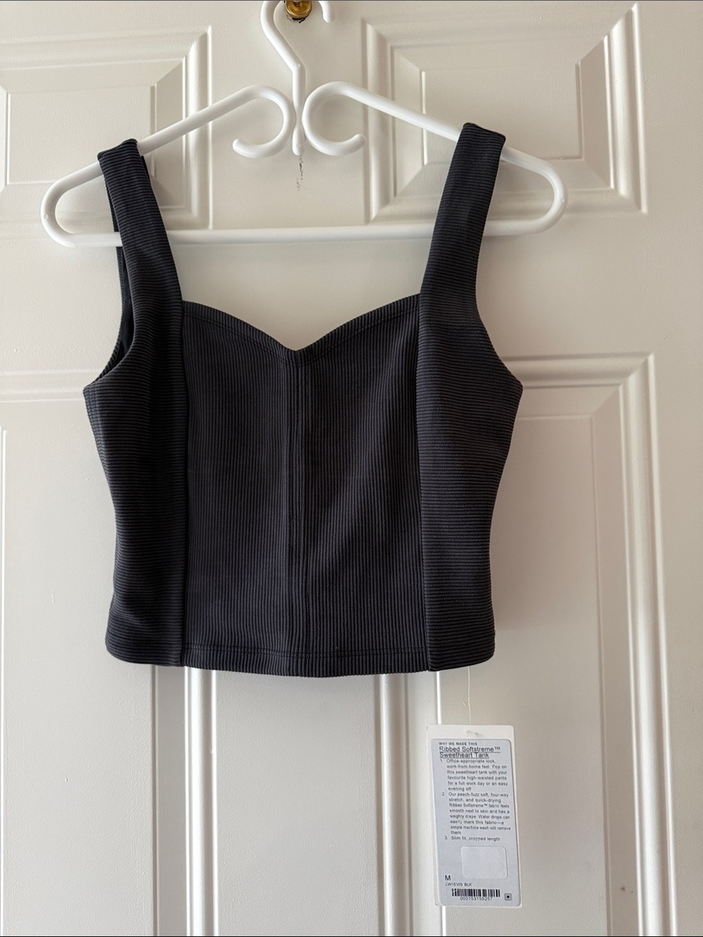 LULULEMON Ribbed Softstreme Sweetheart Tank Top